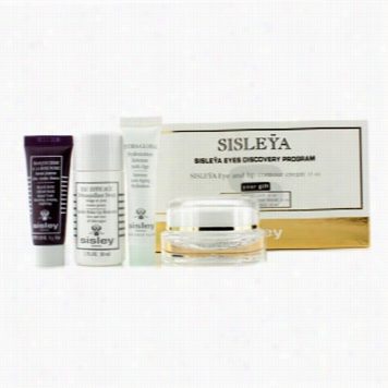 Sisleya Eyes Discovey Program: Eye & Lip Cream 15ml + Make-up Remover 30ml + Cream Mask 10ml + Hydra-global 10ml