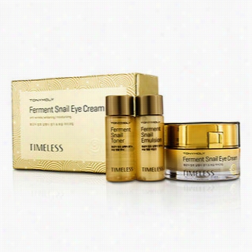 Timelesss Ferment Snail Eye Cream Set: Snail Eye Choice Part 30ml +sbail Toner 20ml + Snail Emulsion 20ml