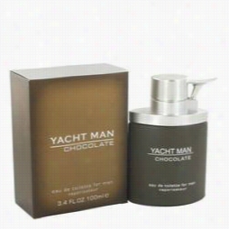 Yacht Man Chocolate Coologe By Myrurgia, 3.4 Oz Eau De Toilette Spray For Men
