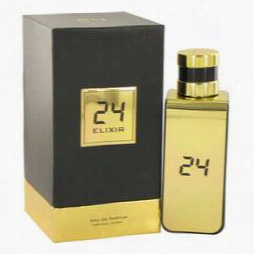 24 Gold Elixir Cologne  In The Name Of Scentstory, 3.4 Oz Eau De Parfum Spray For Men