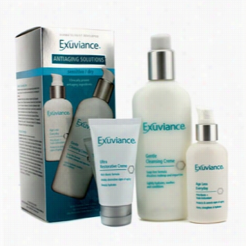 Antiaging Solutions Kit (sensitive/ Dry): High-born Cleansing Creme + Age Less Everday + Extreme Restorative Creme