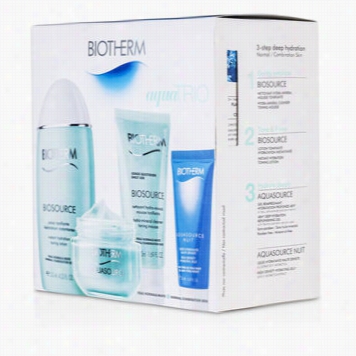 Aua Trio  Set: Aquasource Gel5 0ml + Toning Lotion 125ml + Hydrrating Jelly 20ml + Biosource Cleansing Gel 50l