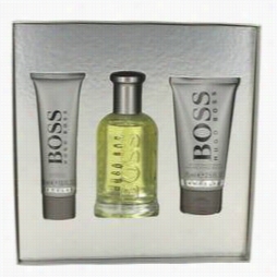 Bos Sno. 6 Gift Set Through  Huo Boss Gift Set For En Includes 3.4 Oz Eau De T Oilette  Spray + 2.5 Oz After Shave Balm + 1.6 Oz Shower Gel