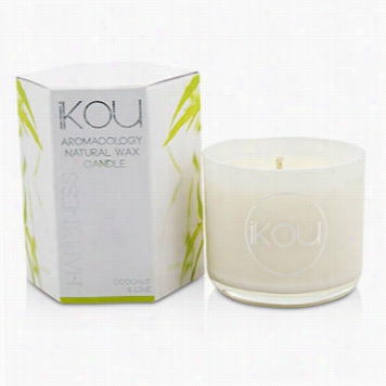 Eco-luxury Aromacology Natural Wax Candle Glass - Happkness (coconut & Lime)