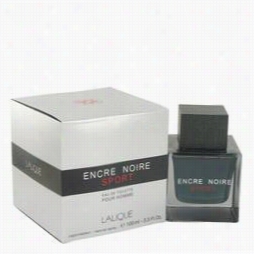 Encre Noire Sport Cologne By Lalique, 3.3 Oz Eau De Toilette Spr Ay For En