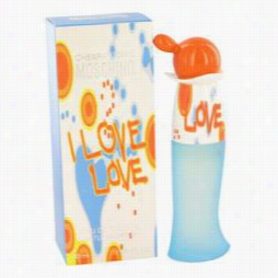 I Love Love Perfume By Moschino, 1 Oz Eau De Toilette Spray For Owmen