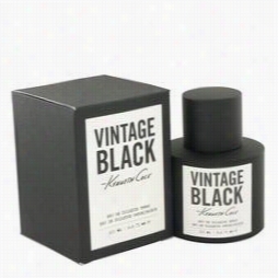 Kenneth Cole Vitage Black Cologne By Kenneth Cole, 3.4 Oz Eau De Toilette Spray Because Of Men