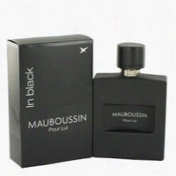 Mauboussin Pour Lui In Black Cologne By Mauboussni, 3.4 Oz Eau De Parfum Spray For Men