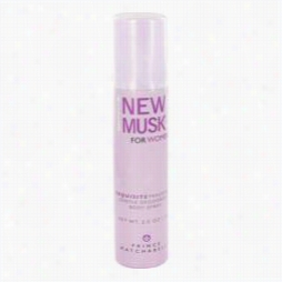 New Musk Sweet-smelling By Prince Matchabelli, 2.5 Oz Body Spray For Women