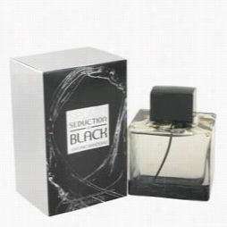 Seduction In Black Dash Cologne By Antonio Banderas, 3.4 Oz Eau De Toillette Spray For Men