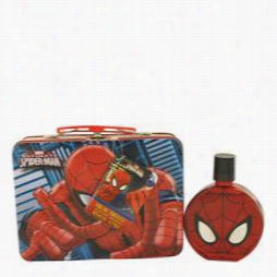 Spiderman Cologne By Marvel, 3.4 Oz Eau De Toilette Spray With  Free Lunch Box  Fo Rmeh