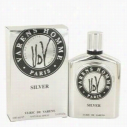 Udv Silver Cologne By Ulric De Varens, 3.4 Oz Eau De Toilette Spray For Men