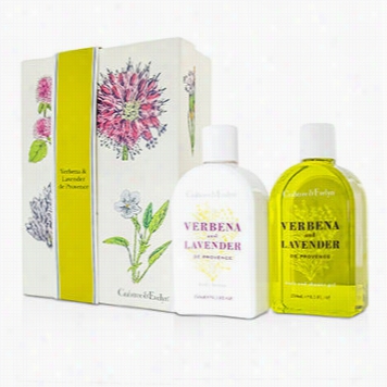 Verbena & Lavender Duo: Bath & Shower Gel 250ml + Body Lotion 250ml