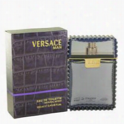 Versace Man Cologne By Versace, 3.3 Oz Eua De Toilette Spray For Men