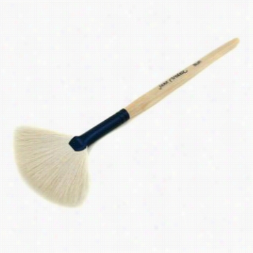 White Fan Brush