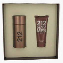 212 Sexy Talent Set By Carolina Herrera Gift Set For Men Includes 3.4 Oz Eau De Toilette Twig + 3.4 Oz After Shaev Moisturizer