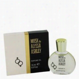 Alyssa Ashley Muskk Bath Oil By Houbigant, .5 Ozperfumed Oik Fo R Women