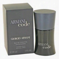Armani Code Cologne By Giorgio Armani, 1 Oz Eau De Toilette Spray For Men