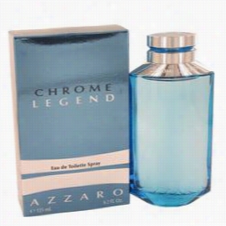 Chome Legend C Ologne By Azzzaro, 4.2 Oz Eau De Toilette Spra Y For Men