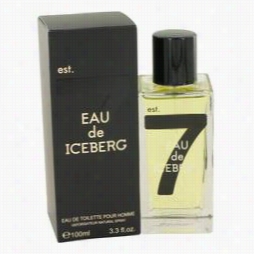 Eu De Ice Berg Cologne By Iceberg, 3.3 Oz Eau De Tolette Spray For Men