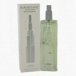 Immense Co Logne By Jean Louis Scherrer, 3.4 Oz Aeu De Toilette Spray Fo Rmen