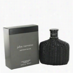 John Varvatos Artisan Black Cologne By John Varvatos, 4.2 Oz Eau De Toilette Spray For Men