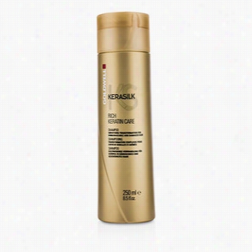 Kerasilk Rich Keratin Care Shampoo - Smoothing Transformation (for Un Manageable And Damaged Hair)