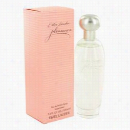 Pleasures Perfume By Estee Lauder, 3.4 Oz Eau De Parfum Spray For Women