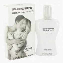 Rocky Man White Cologne By Jeanne Arthes, 3.3 Oz Eau De Toilette  Spray For Men