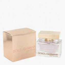 Rose The One Peffume In The Name Of Dolce & Gabbana, 1.6 Oz Eau De Parfum Spray For Women
