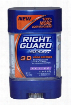 Sport 3-d Odordefense Antipesrpirant & Deodorant Clear Gel Operative