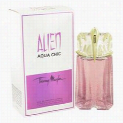 Alien Aqua Chic Perfume Through  Thierry Mugler,2  Oz Light Eauu De Toilette Spray For Women