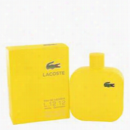 Lacoste Eau De Lacoste L.12.12 Jaune Cologne By Lacoste,  5.9 Oz Eau De Toilette Spray For Men