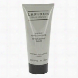 Lapidu Safter Shave Balm By Ted Lapidus, 3.4 Oz After Shave Balm For Men