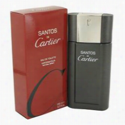 Santos De Cartier Cologne By Cartier, 3.3 Oz Eau De Toilette Spray For Men