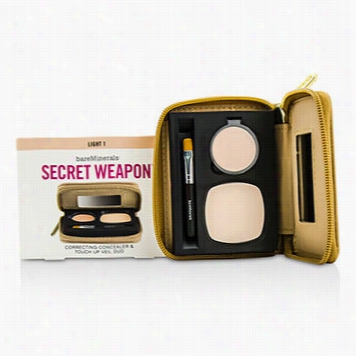 Secret Weapon Correcting Concealer & Touch Up Vveil Duo - # Light 1 + Transucent