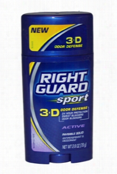 Sport 3-d Odor Defense Antierspirant &a Mp; Deodorant Invisible Solid Active
