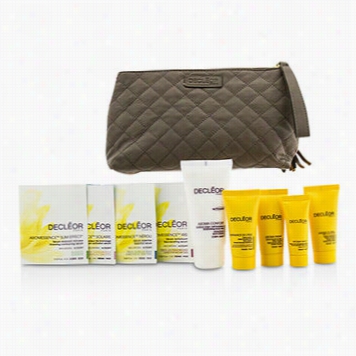 Travel Set: Day Cream 15ml + Rich Cream 15m L+ Night Cream 15ml + Jght Balm 5ml + Body Milk 50ml + 4 Samples + Bag