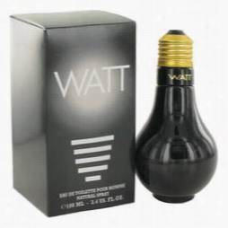 Watt Black Cologne By Cofinluxe, 3.4 Oz Eau De Toilette Spray For Men