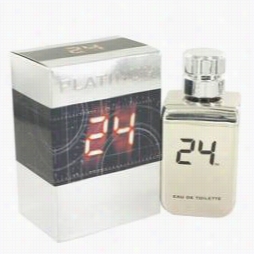 24 Platinum The Fragrance Cologne By Scentstory, 3.4oz Eau De Toilette Spray For Men