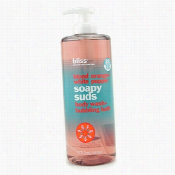 Blood Orange + White Pepoer Soapy Suds ( Bod Wash + Bubbling Bath )