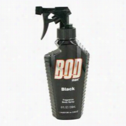 Bod Man Black Cologne By Parfums De Coeur,8 Oz Body Spray For Men