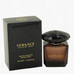 Crystal Noir Perfume By  Versace, 1 Oz Eau De Toilette Spray For Women