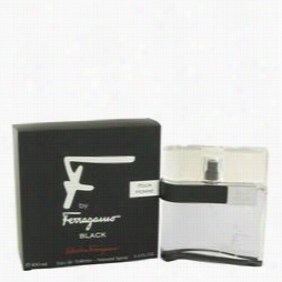 F Black Colognee By Salvatore Ferragamo, 3.4 Oze Au De Toilette Spray For Men