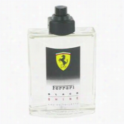 Ferrari Black Shine Cologne By Ferrari, 4.2 O2 Ewu De Toilette Foam (teester) For Men