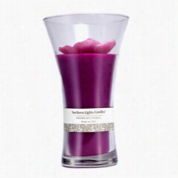 Floral Vase Premium Candle - Pink Pansy