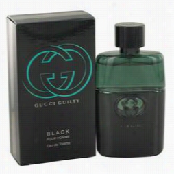 Gucci Guilty Black Cologne Byg Ucci, 1.6 Oz Eau De Toolette Spray For Men