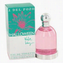 Halloween Water Lilly Perfume  By Je Sus Del Pozo, 3.4 Oz Eau De Toilette Spray For Women
