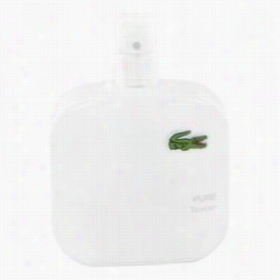 Lacoste Eau De Lacoste L.12.12 Blanc Cologne Along Lacoste, .33 Oz Ea De Toilette Sppray (tester) For  Men