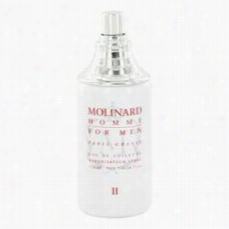 Molinard Ii Cologne Bym Ollinard, 4 Oz Eau De Toliette Spray (tetser) For Men